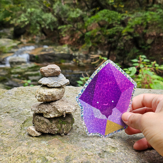 Mineral Bros™ sticker: Amethyst