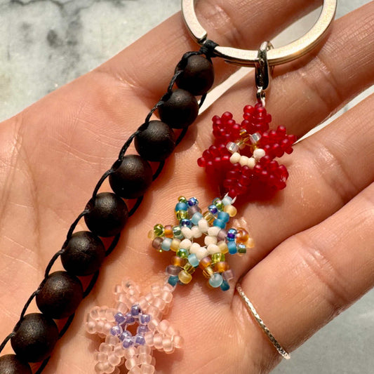 Tres Flores keychain