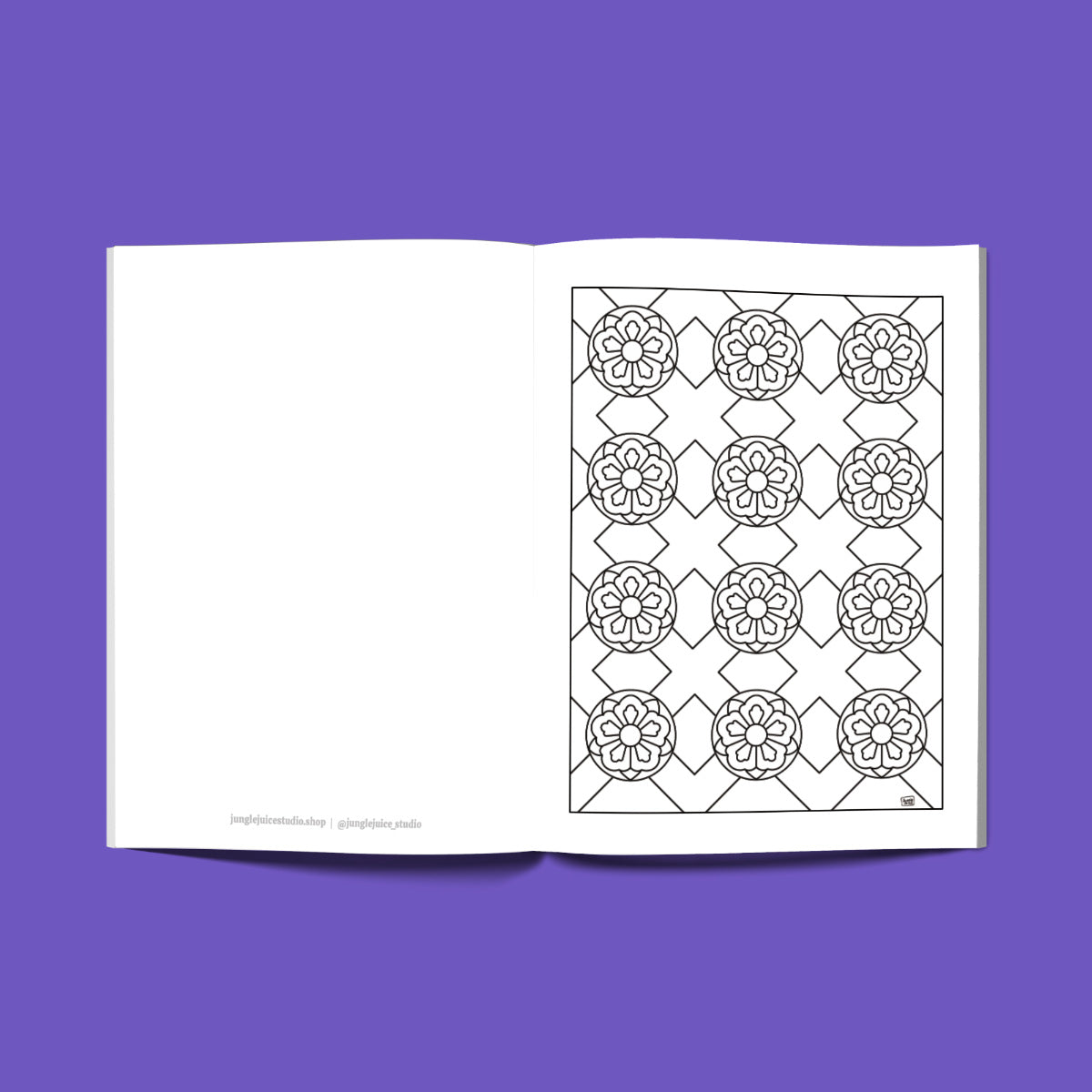 Korean Kaleidoscapes coloring book