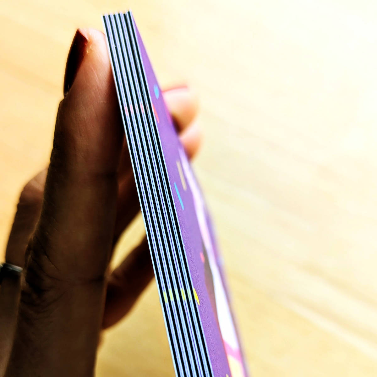 Birthday cake postcard