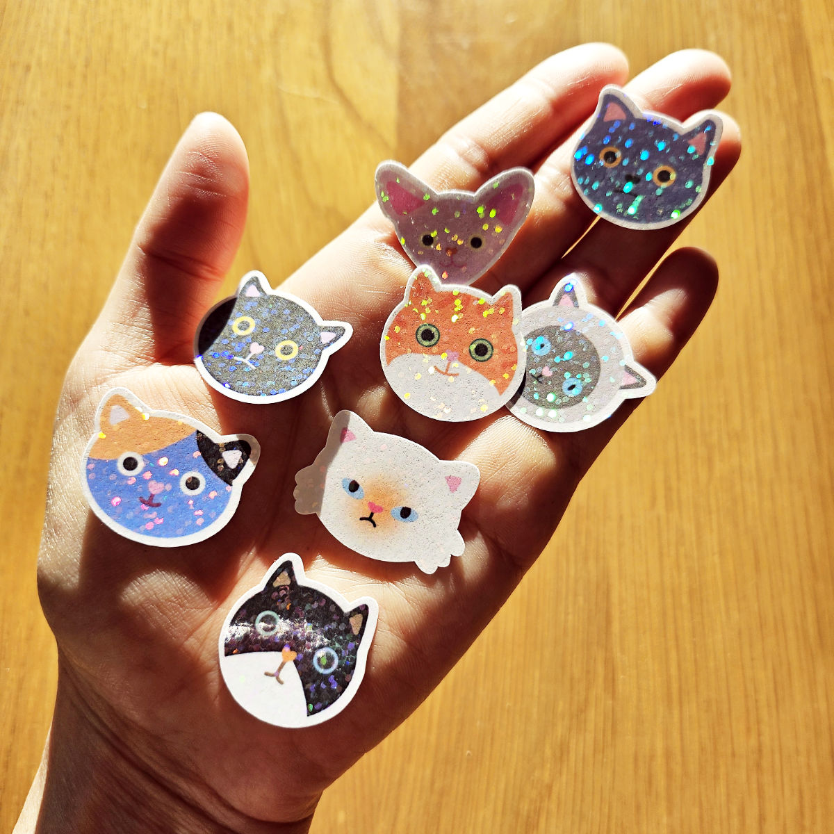 Purrfection stickers (8)
