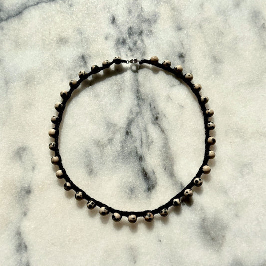 Dalmatian Jasper necklace