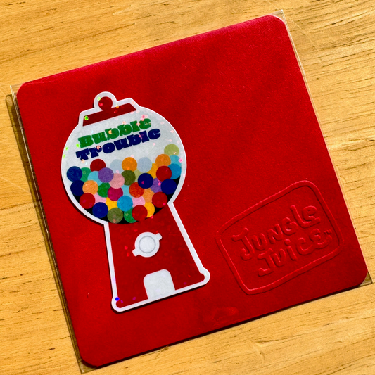 Bubble Trouble sticker