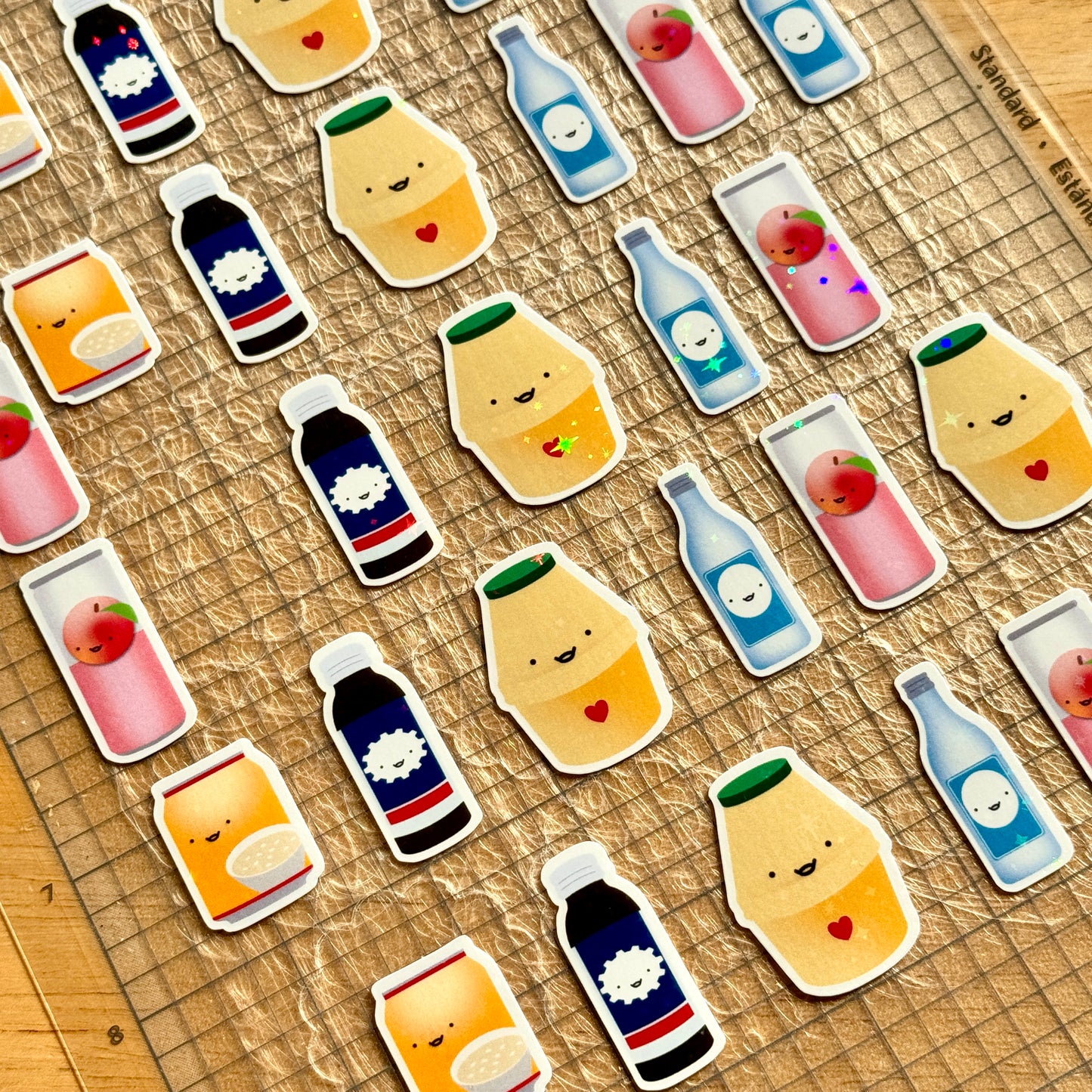 K-Food drink stickers (5)