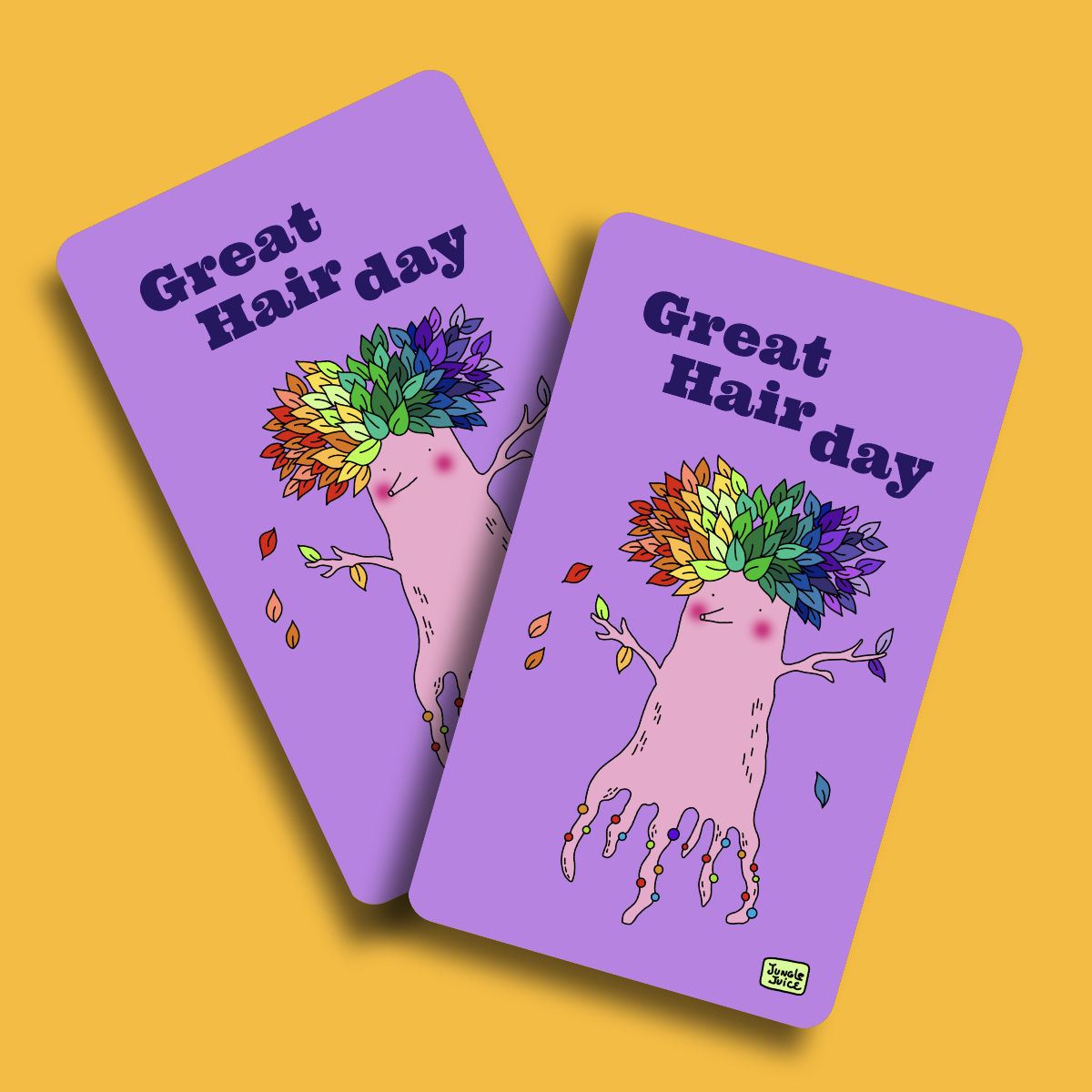 Giant beauty sticker: Great Hair day