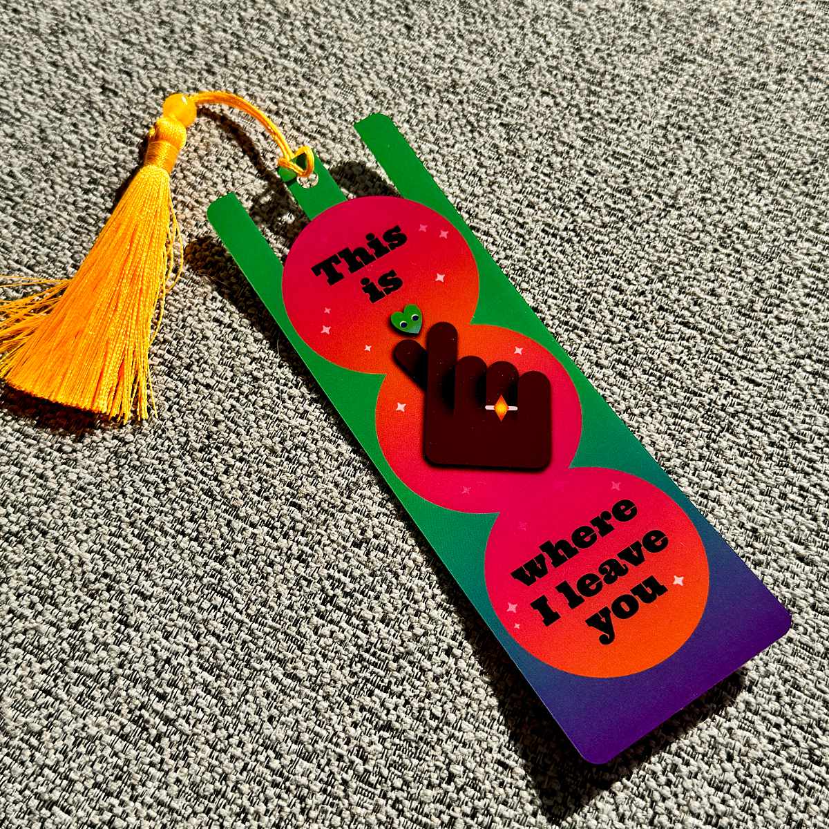 Mark my spot bookmark