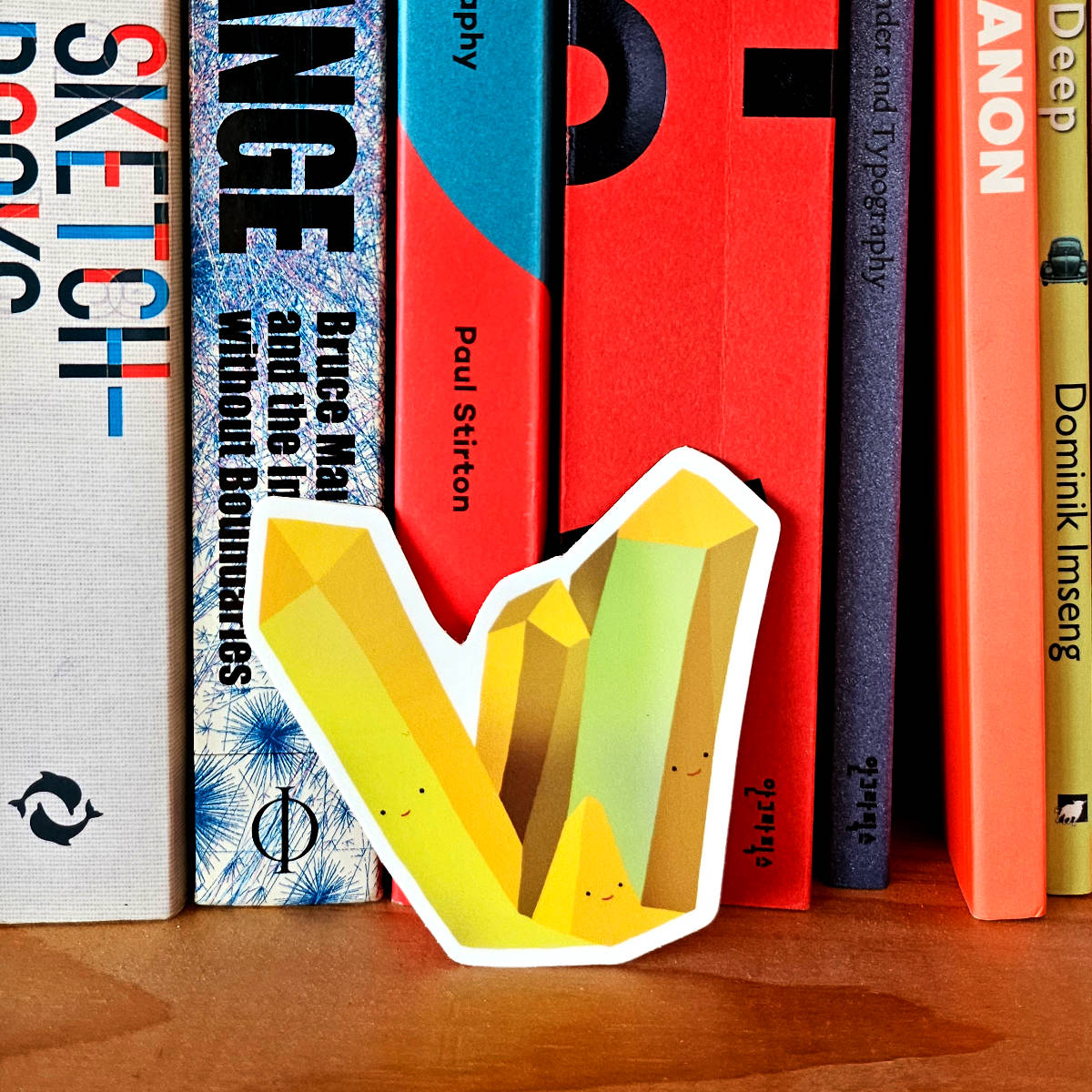Mineral Bros™ sticker: Lemon Aura Crystal