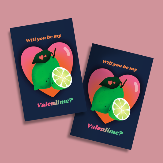 Valenlime postcard