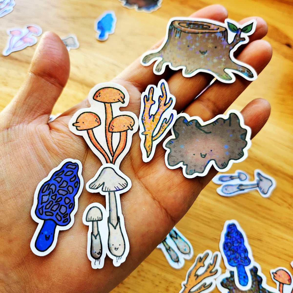 Fungi to be around stickers (6)