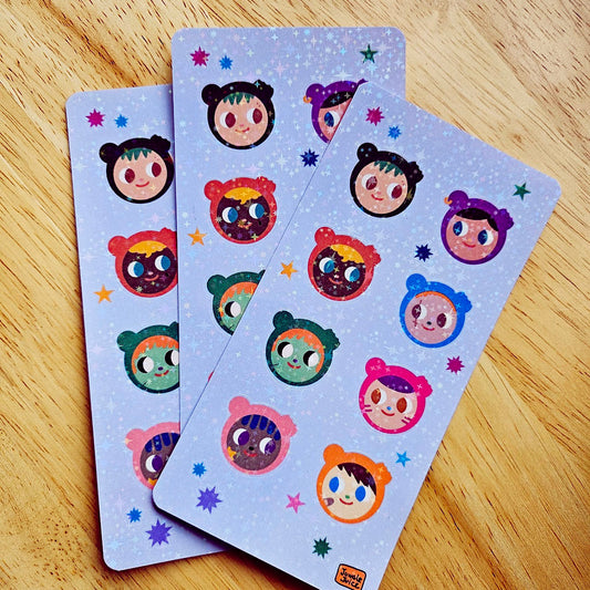 Naughty bears sticker sheet
