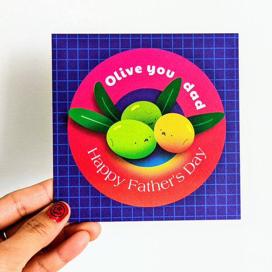 Happy Father's Day postcard