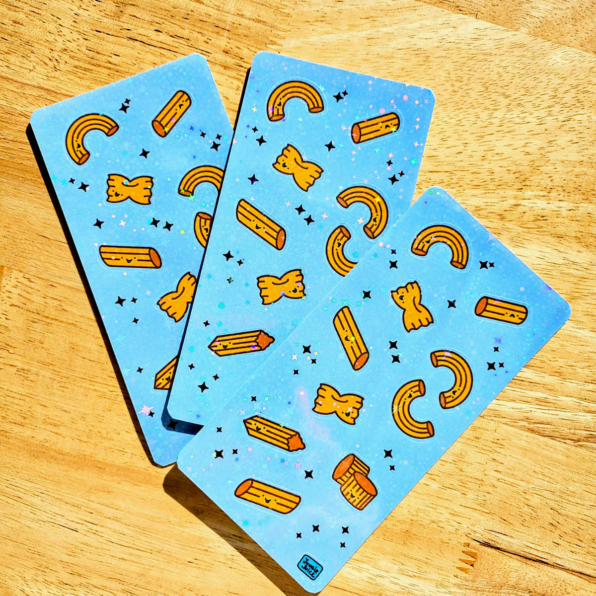 Pasta la vista baby sticker sheet