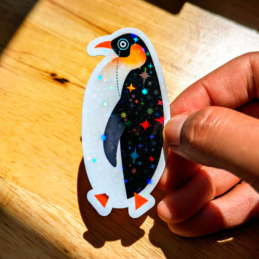 Waddle penguin sticker