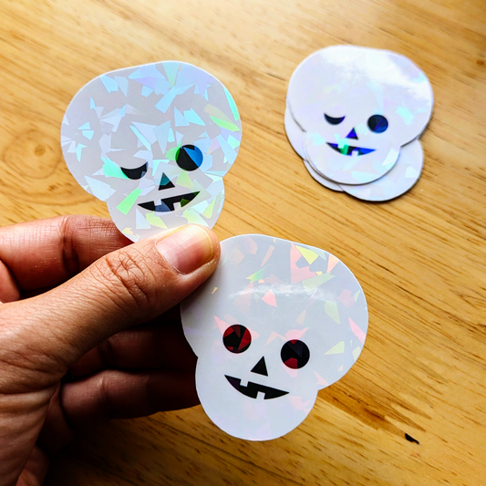 Spooky Skully stickers (2)