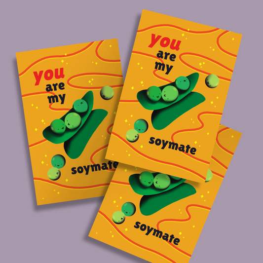 Soymate postcard