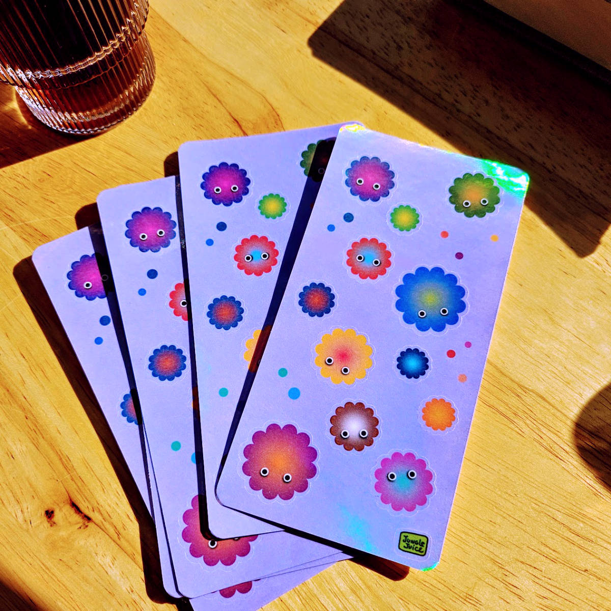 Tired flowers sticker sheet