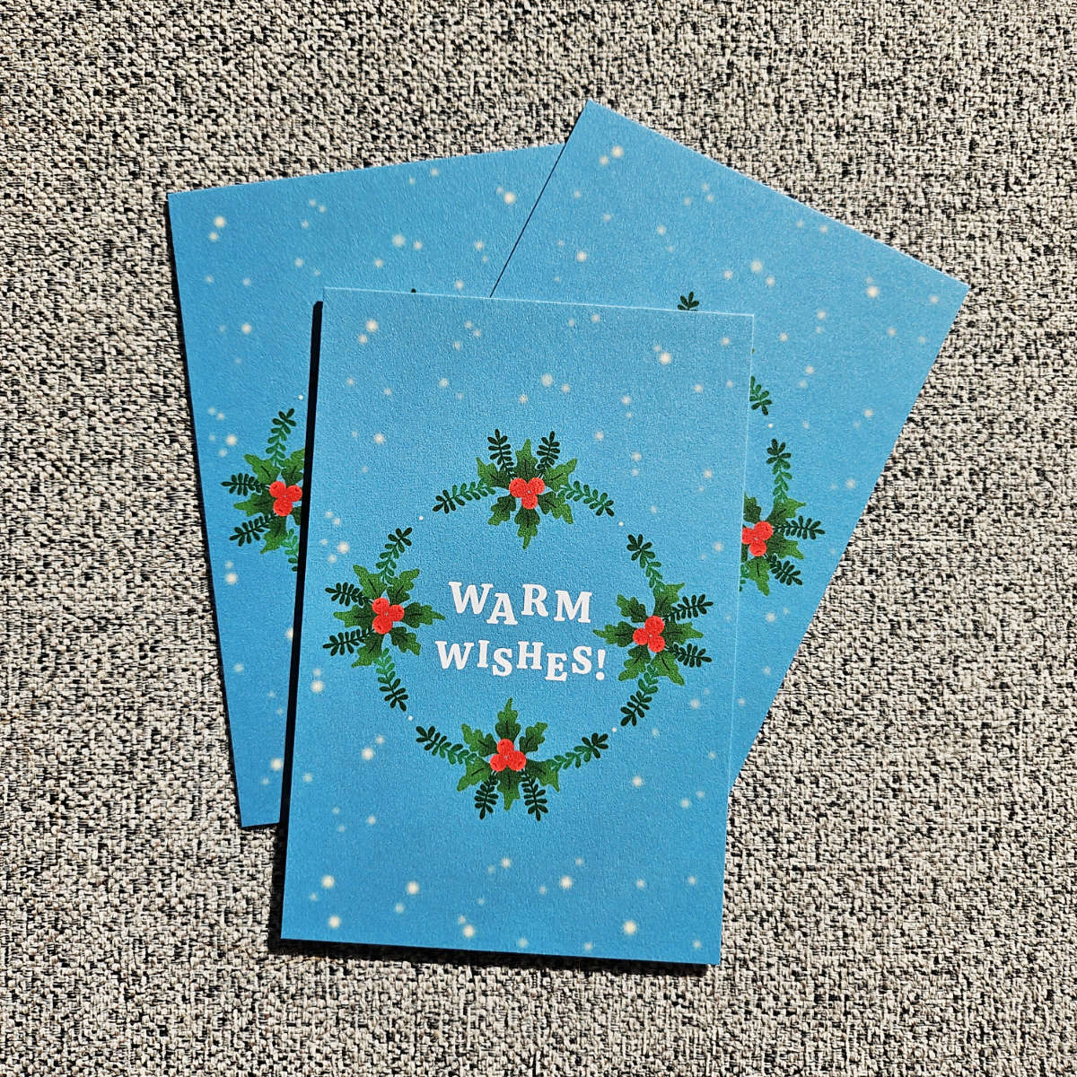 Warm wishes postcard