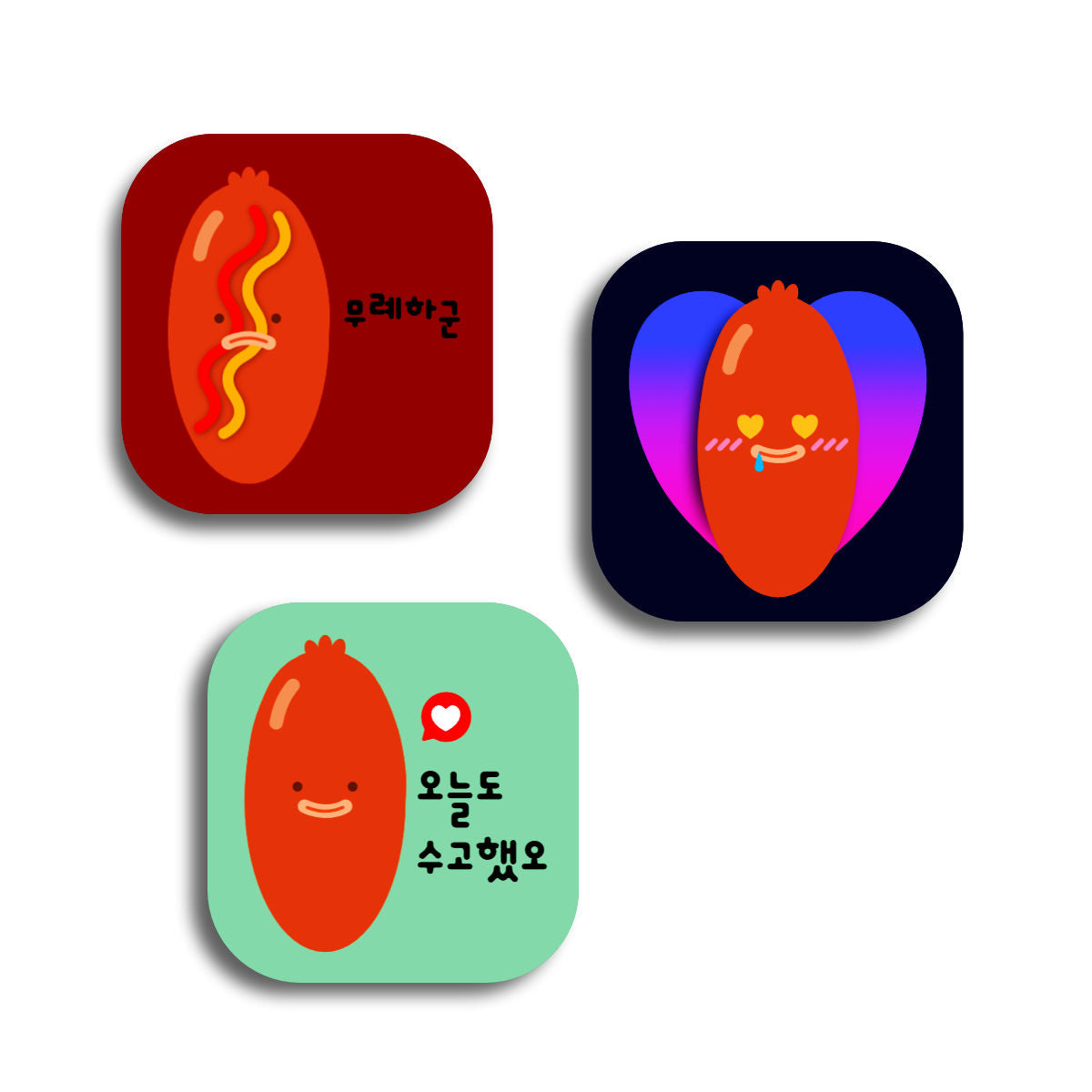 Weena II sticker sheet