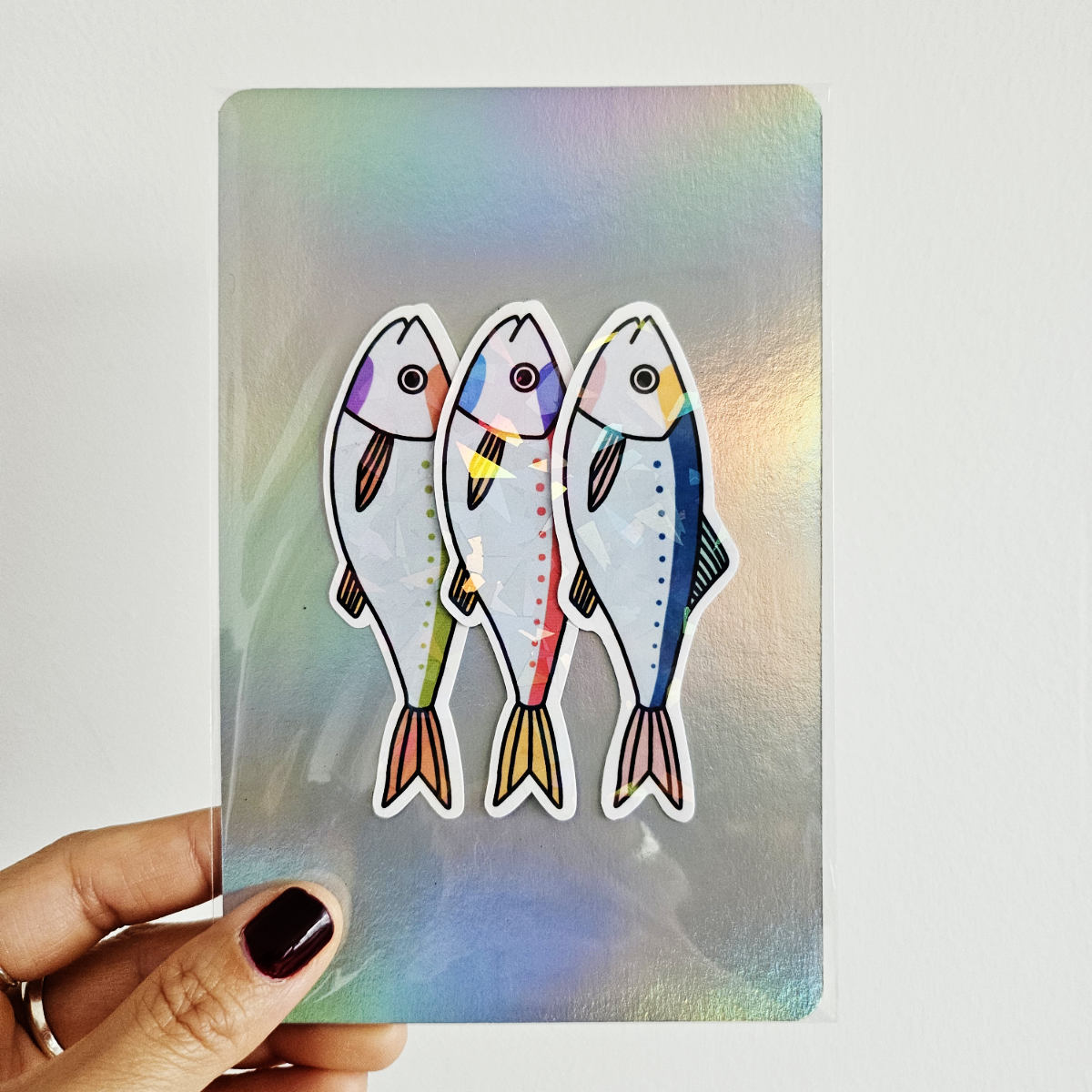 Ocean magic stickers: Sardines (3)