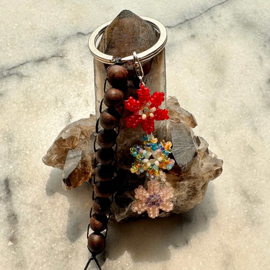 Tres Flores keychain